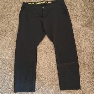 Men's Black Under Armour Golf Pants 40X30